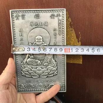 Qing Dynastie Qianlong imperial systém sycee, Maitreya Budha (bohatstvo a česť, mier) Buddha karty
