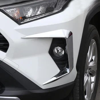 Pre Toyota RAV4 RAV 4 xa50 2019 2020 Auto Exterior Styling Uhlíkových Vlákien Predné Hmlové Svietidlo Dekorácie Kryt Výbava Príslušenstvo 2ks
