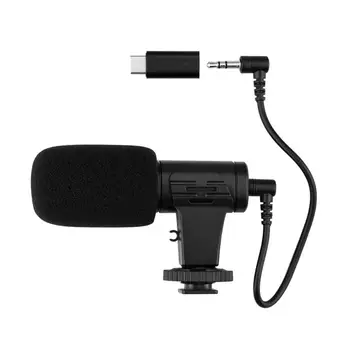 Mikrofón Audio Adaptér Converter Hlava pre Insta 360 JEDEN R Fotoaparát, Mikrofón, Adaptér