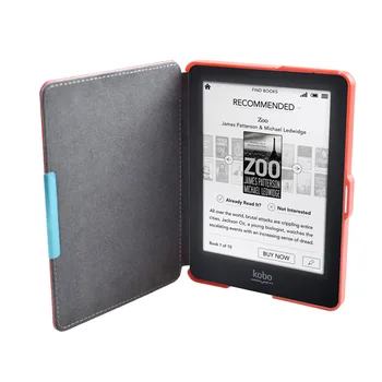Model N613 eBook Flip Cover obal pre Kobo Glo 6 palcový Rakuten ebook eReader pu kožené kryt puzdro s Magnetickým Closured Spánku