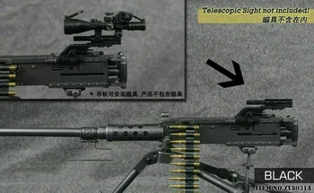 1/6 Vojaka Obrázok Scény Príslušenstvo M2 Browning Machine Gun Model ZY8031 Black/Púšti Farby Zbraň Toy Model pre 12