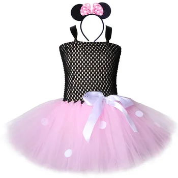 Dievčatá Tutu Šaty Minnie Mouse Kostýmy cosplay kostým Dance Party Oblečenie Dievčatá Princezná Šaty Tutu Deti Nosiť Narodeniny Oblečenie