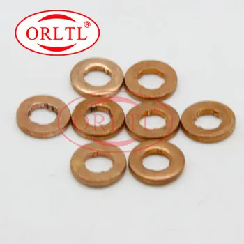 ORLTL 9001 850D Podložka Podložky 9001-850D Injektor Medené Podložky ( Veľkosť: 7.1*15*2.5 mm ) 9001850D Hrúbka=2,5 mm, Spolu 5 Ks / Taška