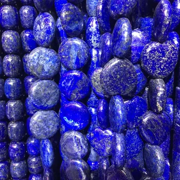 20 MM Mince Lapis Lazuli Príslušenstvo Bytu Kolo Prírodného Kameňa guličiek Na Náramok, Náhrdelník Náušnice Šperky Čo DIY Žena Darček