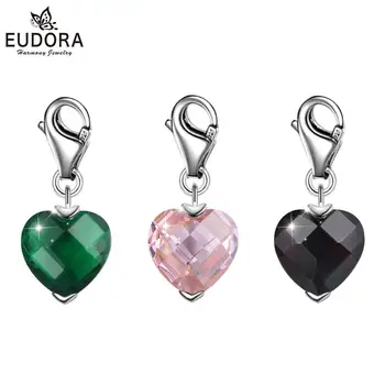 Eudora Nové Ružová/ zelená/strieborná farba Harmónie bola lopta Náhrdelník s Príveskom srdci Crystal kúzlo Tehotenstvo Loptu choker Šperky