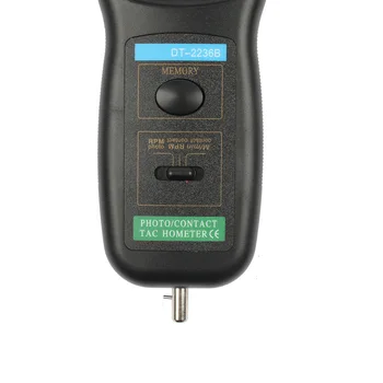 DT-2236B Fotoelektrické tachometer a kontakt tachometra dve funkcie meter