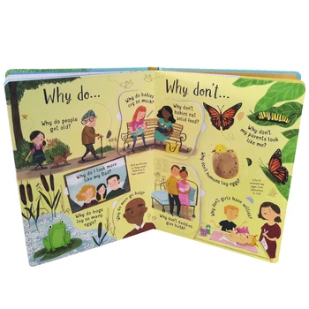 Otázky a Odpovede o vyrastal detské Puzzle Karty Flip Kniha Zábavné Rodič-dieťa Interakcie V angličtine Knihy pre Deti