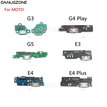 30PCS/Veľa Pre Motorola MOTO G3 / G4 Play / G5/ E3 / E4 Plus USB Nabíjací Dok Port Zásuvka Jack Konektor pre Nabíjanie Rada Flex Kábel