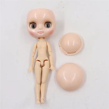 Pôvodné blyth middie bábika holé hlavy, bez vlasy, vlasovú pokožku dome č lepidlo Nie zostaviť 1/8 hračka dar 20 cm