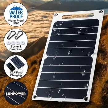 Semi-flexibilný Solárny Panel DIY Modul Jednoduchá Inštalácia Monokryštalické Solárne Solárne Napájanie LED Vodotesný Nabíjačky Batérií