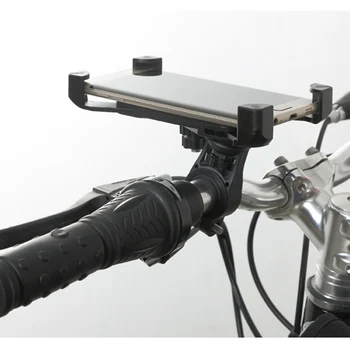Čierny Univerzálny Mobilný Navigačný Fixný Držiak Bicyklov, Motocyklov Príslušenstvo Hubky Pad 3.5-7 Palcový Displej pre Mobilné Telefóny