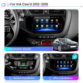 2G+32 G 2Din Android 9.1 Auto Rádio Multimediálny Prehrávač Videa Pre KIA Cee ' d CEED JD 2012-2018 Car Audio GPS Navigaion Bluetooth