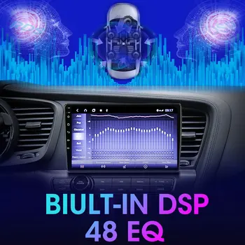 Android 10.0 autorádia Pre Kia K5 Optima 2011-2 din DSP RDS stereo GPS Navigácie, Multimédiá, Video Prehrávač 4G NET+, WIFI, FM AM