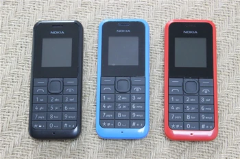 Nokia 105 Jedného&Dual Sim Verzia Telefón GSM Podporu hebrejčiny, arabčina ruská Klávesnica Používa Odomknutý Mobilný Telefón