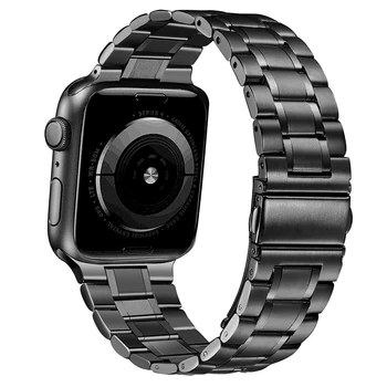 Obchodné popruhy pre apple hodinky 4 5 6 SE kapela 44 mm 40 mm náramok z Nerezovej Ocele Inovované Adaptér pre iwatch 3 42mm 38mm correa