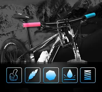 Ultralight 30g bicykli riadítka rukoväte peny, Silikónové Uchopenie pre MTB Bicykle Riadidlá Girps Anti-slip pevné požičovňa komfortná Rukoväť Kryt