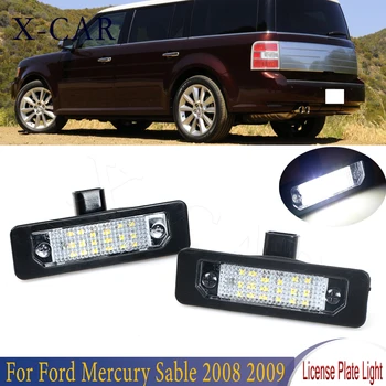 2 ks bez Chýb LED špz osvetlenie pre Ford Mustang Flex Býk Zameranie Fusion poznávacia svetlá Pre Lincoln MKS 2009-2016