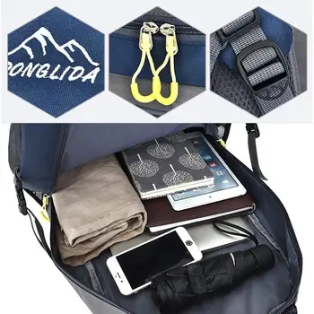 70 L unisex batoh cestovať späť pack pánske outdoorové športy taška vysokohorská turistika batoh Lezenie, Kempovanie Nylon batoh pre mužov