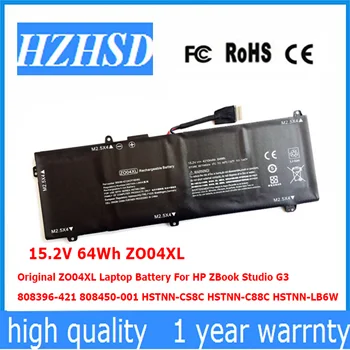 15.2 V 64Wh ZO04XL Notebook Batérie Pre HP ZBook Studio G3 808396-421 808450-001 HSTNN-CS8C HSTNN-C88C HSTNN-LB6W