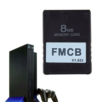 FMCB v1.953 Pamäťová Karta pre Playstation PS2 2 Free McBoot Karta 8 16 32 64 MB