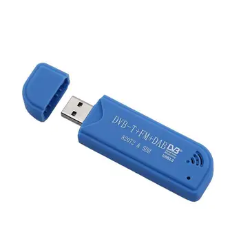 USB 2.0 a Digitálny DVB-T SDR+DAB+FM TV Tuner HDTV Prijímač Stick RTL2832U+R820T2 Anténa, Diaľkové Ovládanie