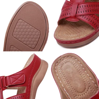 Nový Príchod Ženy Premium Ortopedické Otvorené Prst Sandále Vintage Anti-slip Priedušné na Leto
