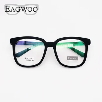 EAGWOO TR Vintage Nadrozmerné Okuliare Extra Veľké Predpis Rám Vintage Módy Predstavenie Štýl Okna Nadrozmerné Rám