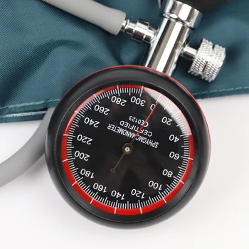 Lekárske Krvný Tlak Monitor Rozchod Meter Inflácie Náhradná Žiarovka pre OP Manžety Ramena Aneroid Sphygmomanometer Rozchod Meter