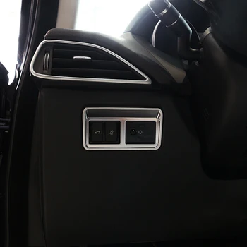 ABS Chrome Pre Jaguar F-TEMPO 2016 2017 2018 Príslušenstvo Auto Svetlomety Nastavenie Spínača Kryt Výbava Auta Styling