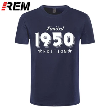 1950 Limited Edition Gold Design pánske Čierne TRIČKO Cool Bežné pride t shirt mužov Unisex Nové Módne tričko Voľné Veľkosť