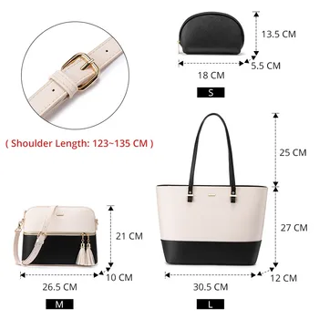 Realer taška nastaviť womenbag kabelky ženské rameno crossbody tašky, messenger tašky pre dievčatá, dámy PU kožené módne 2020