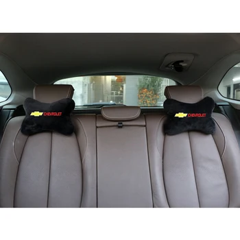 4pcs Auto Pásov Rameno Podložky Zahŕňa krčný vankúš Ramenný krku Ochranu pre Chevrolet Captiva Cruze Trax Auto Príslušenstvo