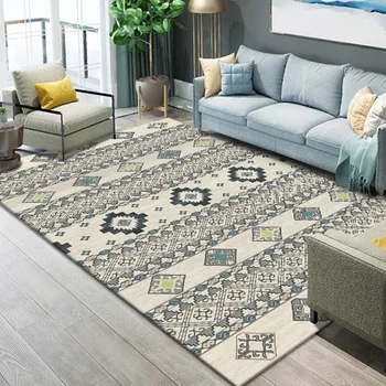 Nordic moderný koberec Marocký štýl geometrické veľké koberce, obývacej izby, spálne, gauč kávy detská izba salón anti -slip rohože