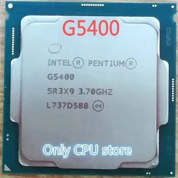 Intel PC Desktop počítač Pentium Procesor G5400 3.7 G 512KB 4MB LGA CPU 1151-pozemky FC-LGA 14 nanometrov Dual-Core CPU,
