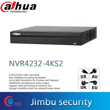 Dahua NVR 4K Video Rekordér 32CH NVR4232-4KS2 H. 265/H. 264 Až Rozlíšenie 8MP na Ukážku a Prehrávanie Ľudí Počítanie IP Kamery
