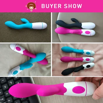 Silikónové 30 Rýchlosti G-spot Vibrátor Vibrátory Rabbit Vibrátor Penise stimulátor Klitorisu Flexibilný Análny Masáž Sexuálne Hračky pre Ženy