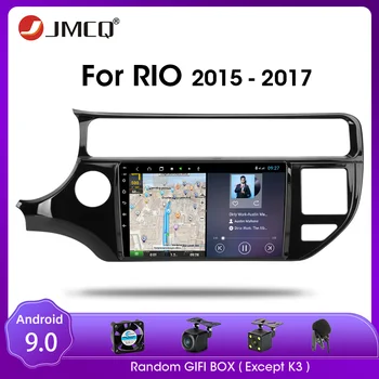 JMCQ Android 9.0 Auto Rádio Multimediálny Prehrávač Videa Pre KIA K3 RIO-2017 2 din Navigaion GPS 2G+32 G Split Screen s Rámom