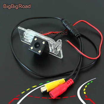 BigBigRoad Auto Inteligentné Dynamické Dráhe Stopy Zozadu Zálohy Kamera Pre Audi A3 A6L A6, A8 A4 B6 B7 B8 Q7 S5 S6 S8 RS4