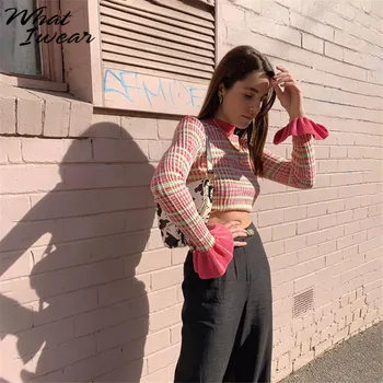 ženy móda koberčeky, mikiny motýľ rukáv o-krku jeseň nové ženské streetwear pulóvre elastické bežné hoodies