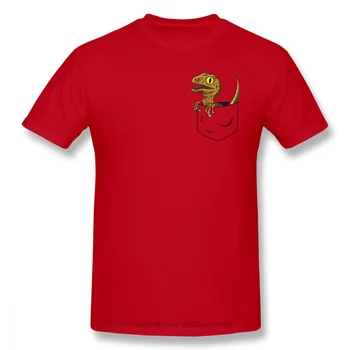 Vrecko Raptor Homme T-Shirt Jurský Svete Sci-Fi Dobrodružstvo Filmu Tees Čistej Bavlny Príliš Krátky Rukáv