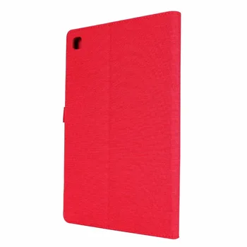 Handričkou vzor kniha štýl prípad tabletu Samsung Galaxy Tab S6 Lite 10.4 SM-P610 SM-P615 Stojan, Kryt s sloty pre Karty + film