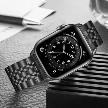 Obchodné watchband pre apple hodinky 6 5 4 se kapela 44 mm 40 mm pre iwatch 3 42mm 38 mm z Nehrdzavejúcej Ocele Odkaz Náramok ženy muži popruh