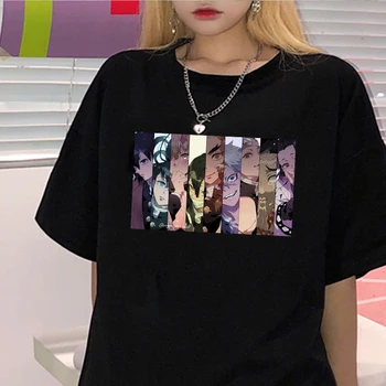 Tričko Mužov Grafické Top Démon Vrah Anime T Shirt Ženy Oblečenie 2020 Kimetsu Č Yaiba Tee Topy Žena Harajuku Zábavné Tričká