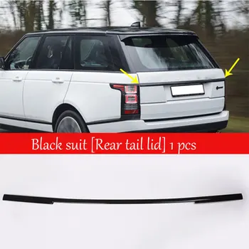 Lesklý Čierny ABS Auto Zadné Ostrohové Dvere batožinového priestoru Dekorácie Pásy Výbava Pre Land Rover Range Rover Vogue L405 Roky 2013-2017 Auto-Styling