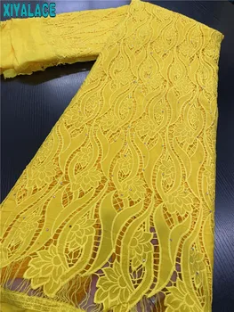 Africké Čipky Textílie 2020 šifón afriky francúzskej čipky textílie s kamene svadobné šaty vysokej kvality afriky svadobné šaty 3395b