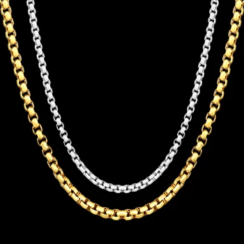 Nové 16-24 Palcov SilverAnd Zlatá Farba Figaro Reťazca Náhrdelník Módne Mužov Náhrdelník Šperky Človek V Pohode Street Style Výrobnú Cenu