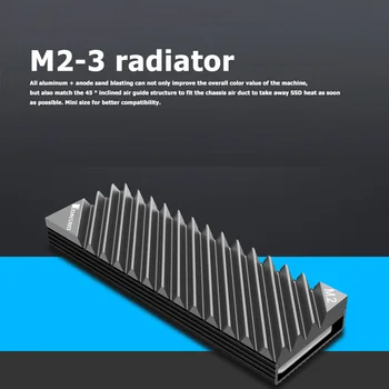 M. 2-3 Chladiča Chladiacej Podložky M. 2 2280 SSD Tepla Disku Hliníkový Chladič Rozptyl Radiátor Thermal Pad pre ssd m2 Desktop PC