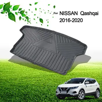 Auto Zadné Topánka Vložkou batožinového priestoru Cargo Mat Zásobník Gumové Podlahy Blato Pad Chránič pre Nissan Qashqai 2016-2020