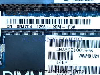PC OPATROVATEĽKA pre Inspiron 17 3721 17.3 Notebook Doske 0NJ7D4 NJ7D4 VAW11 LA-9102P 2117U testovaných pamäťových modulov DDR3