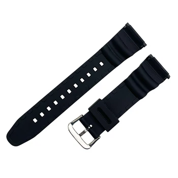 Príslušenstvo hodinky pre SGW-100-1V čierne silikónové gumy pánske outdoorové športy vodotesné hodinky band